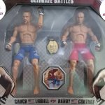 UFC Action Figures Chuck Liddell vs Randy Coture with Light Heavyweight Championship Belt