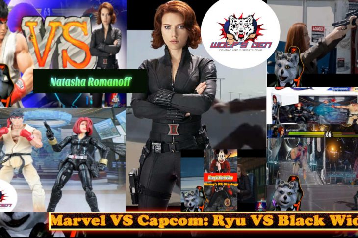 Action Figure Marvel vs Capcom Infinite Ryu Vs Black Widow