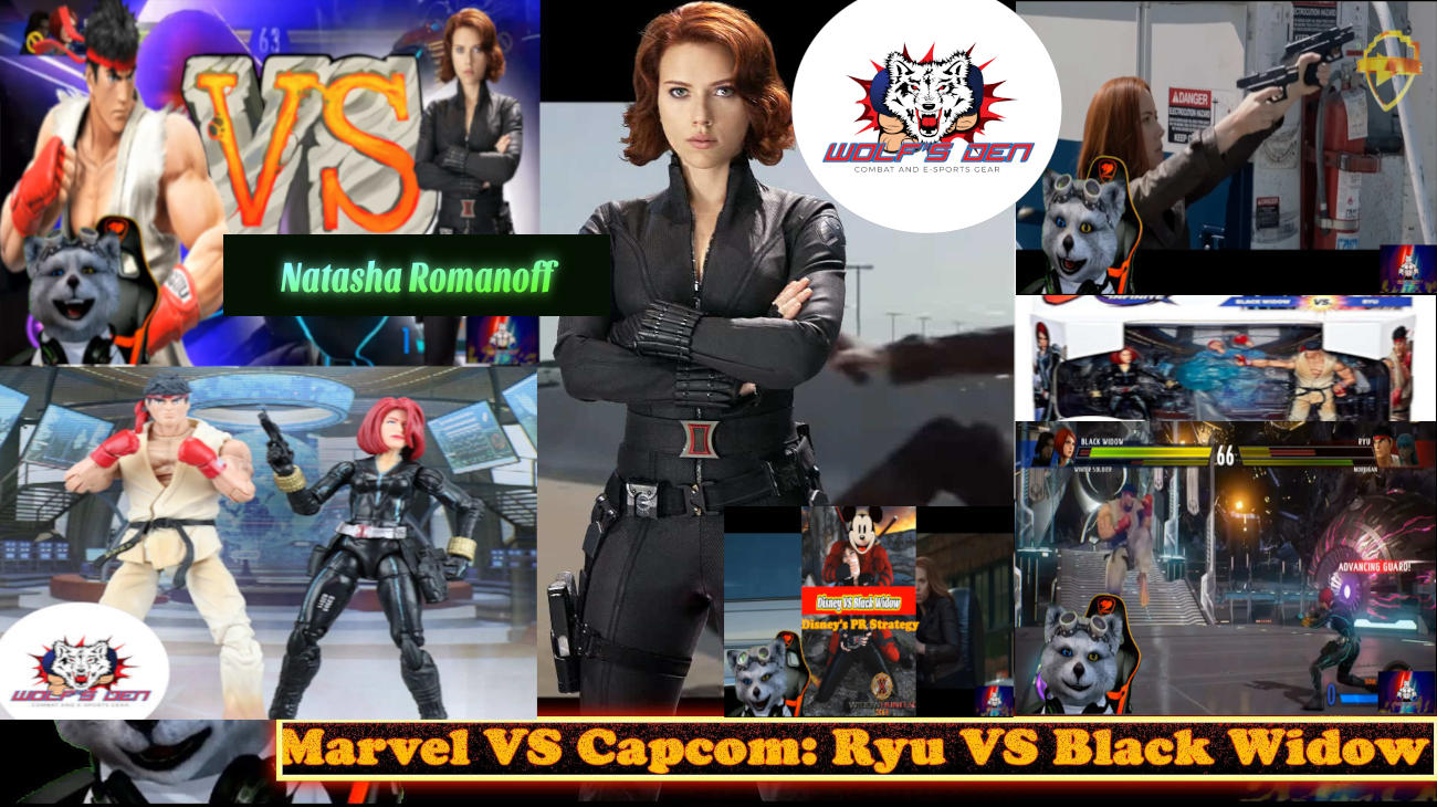 Action Figure Marvel vs Capcom Infinite Ryu Vs Black Widow
