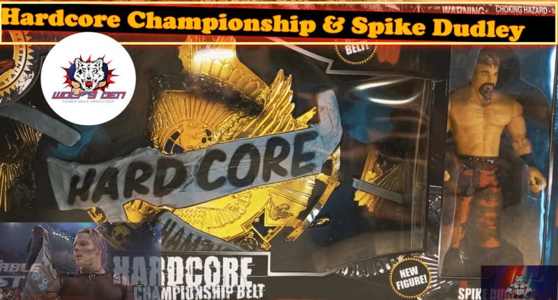 WWE Hardcore Championship Belt with Spike Dudley Action Figure