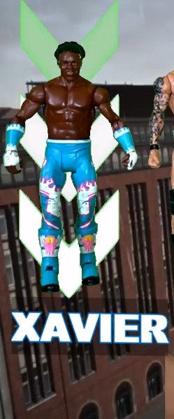 omega roster xavier woods wwe action figures