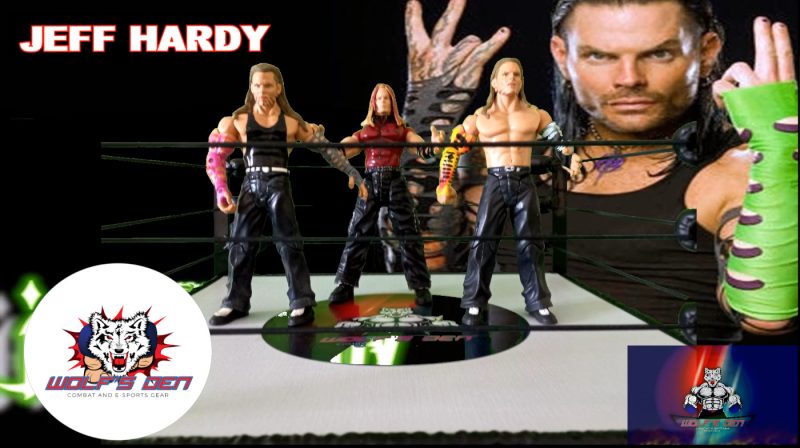 Jeff Hardy Wolfs Den WWE Wrestling Action Figures