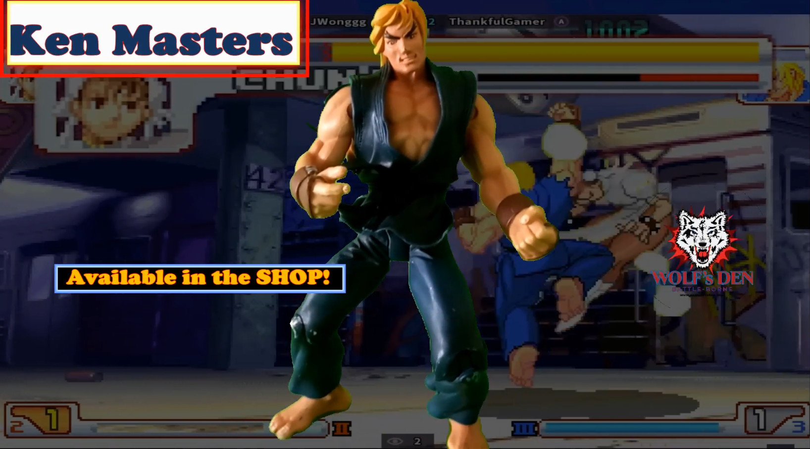 Street Fighter Ken Masters Action Figure