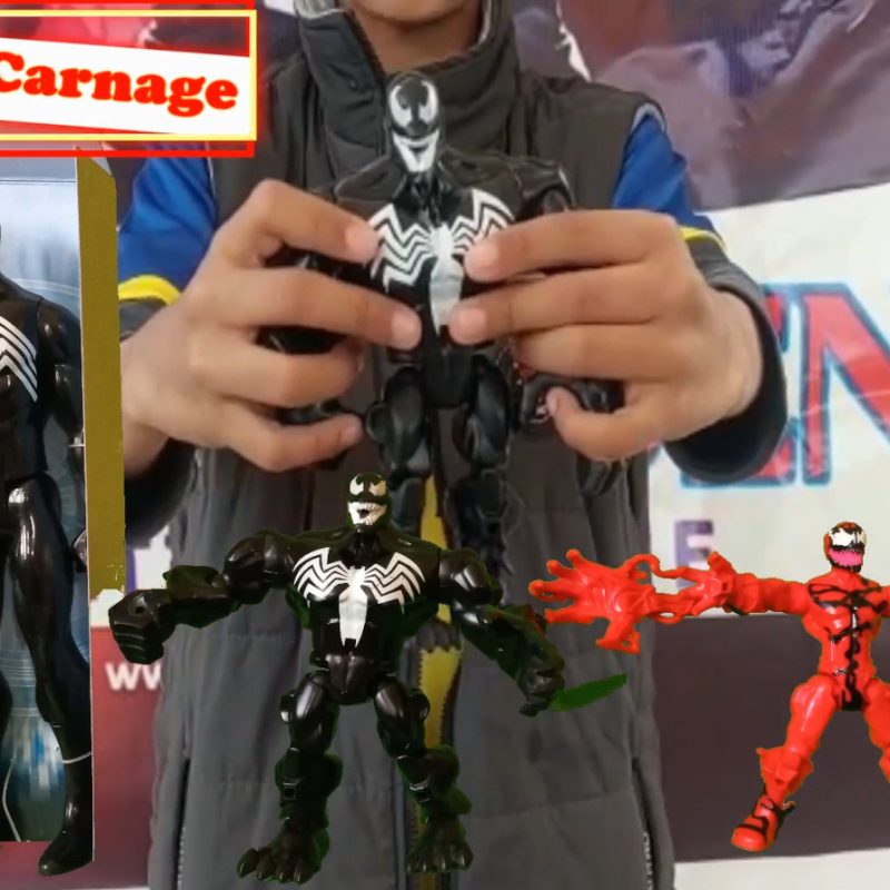 Venom and Carnage Action Figures Wolfs Den (2)
