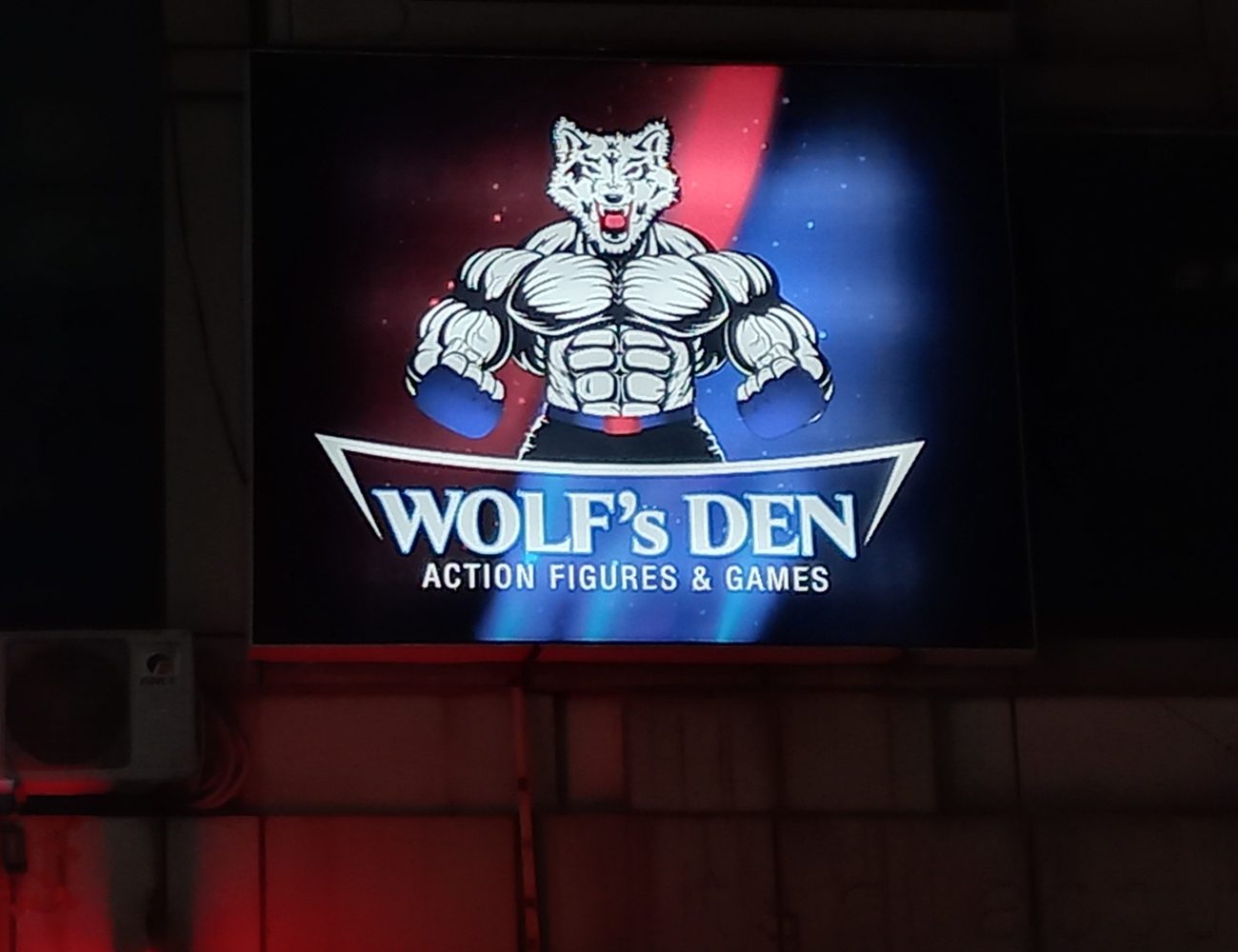 Wolf Den Outdoor Sign